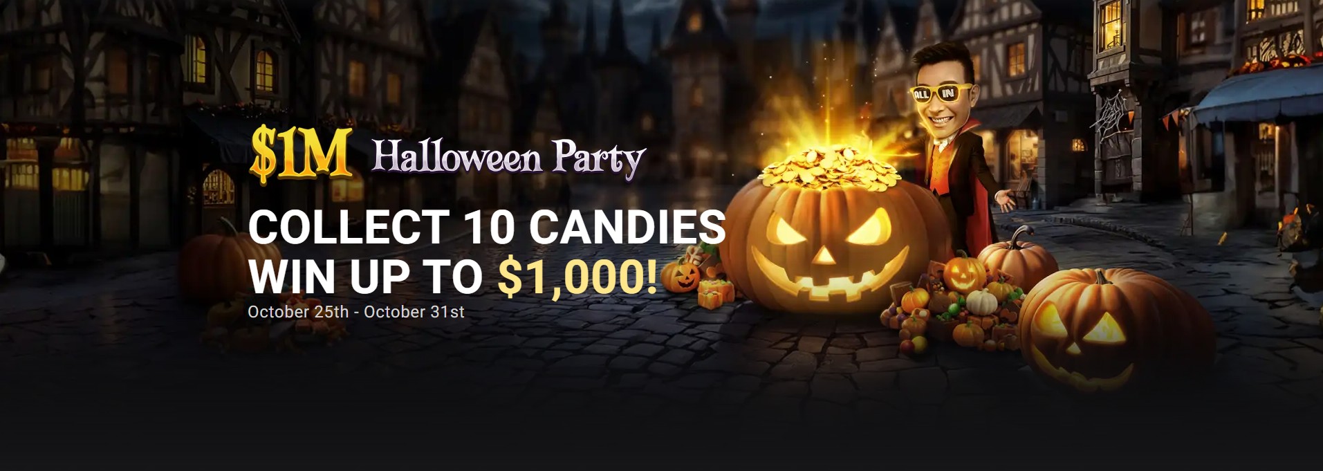 $1M Halloween Party gg poker
